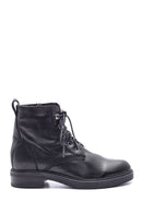 Women's Lace-Up Leather Boots | Derimod Women's Lace-Up Leather Boots | Derimod