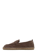 Men's Mink Suede Leather Espadrille | Derimod Men's Mink Suede Leather Espadrille | Derimod