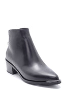 Women's Leather Dermuar Detailed Boots | Derimod Women's Leather Dermuar Detailed Boots | Derimod