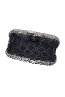 Woman Silver Chain Strap Sequin Mini Box Evening Bag | Derimod Woman Silver Chain Strap Sequin Mini Box Evening Bag | Derimod