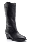 Women's Heeled Leather Boots | Derimod Women's Heeled Leather Boots | Derimod