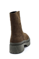 Women's Suede Zipper Boots | Derimod Women's Suede Zipper Boots | Derimod