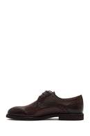 Men's Brown Laced Leather Classic Shoes | Derimod Men's Brown Laced Leather Classic Shoes | Derimod