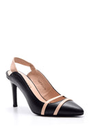 Women's Striped Heeled Shoes | Derimod Women's Striped Heeled Shoes | Derimod