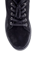 Women's Suede Lacing Detailed Boots | Derimod Women's Suede Lacing Detailed Boots | Derimod