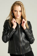 Glam Kadın Deri Ceket | Derimod Glam Kadın Deri Ceket | Derimod