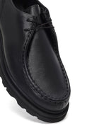 Woman Black Lace-up Leather Masculine Shoes | Derimod Woman Black Lace-up Leather Masculine Shoes | Derimod