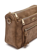 Woman Mink Crossbody Bag | Derimod Woman Mink Crossbody Bag | Derimod