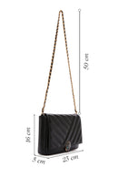 Women's Black Long Strap Shoulder Bag | Derimod Women's Black Long Strap Shoulder Bag | Derimod