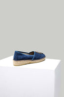 Baykuşlu Mavi Kadın Espadril | Derimod Baykuşlu Mavi Kadın Espadril | Derimod