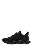 Derimod Zero Male Black Thick-Soled Lace-Up Fabric Sneaker | Derimod Derimod Zero Male Black Thick-Soled Lace-Up Fabric Sneaker | Derimod