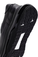 Men's Black Lace-up Leather Casual Sneaker | Derimod Men's Black Lace-up Leather Casual Sneaker | Derimod