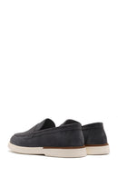 Erkek Gri Süet Deri Casual Loafer | Derimod Erkek Gri Süet Deri Casual Loafer | Derimod