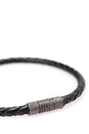 Erkek Siyah Deri Bileklik | Derimod Erkek Siyah Deri Bileklik | Derimod