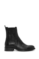 Women's Black Leather Chelsea Boots | Derimod Women's Black Leather Chelsea Boots | Derimod