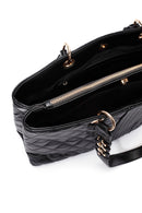 Kadın Siyah Kapitone Omuz Çantası | Derimod Kadın Siyah Kapitone Omuz Çantası | Derimod