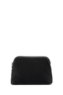 Kadın Siyah Uzun Askılı Kapitone Desenli Çapraz Çanta | Derimod Kadın Siyah Uzun Askılı Kapitone Desenli Çapraz Çanta | Derimod