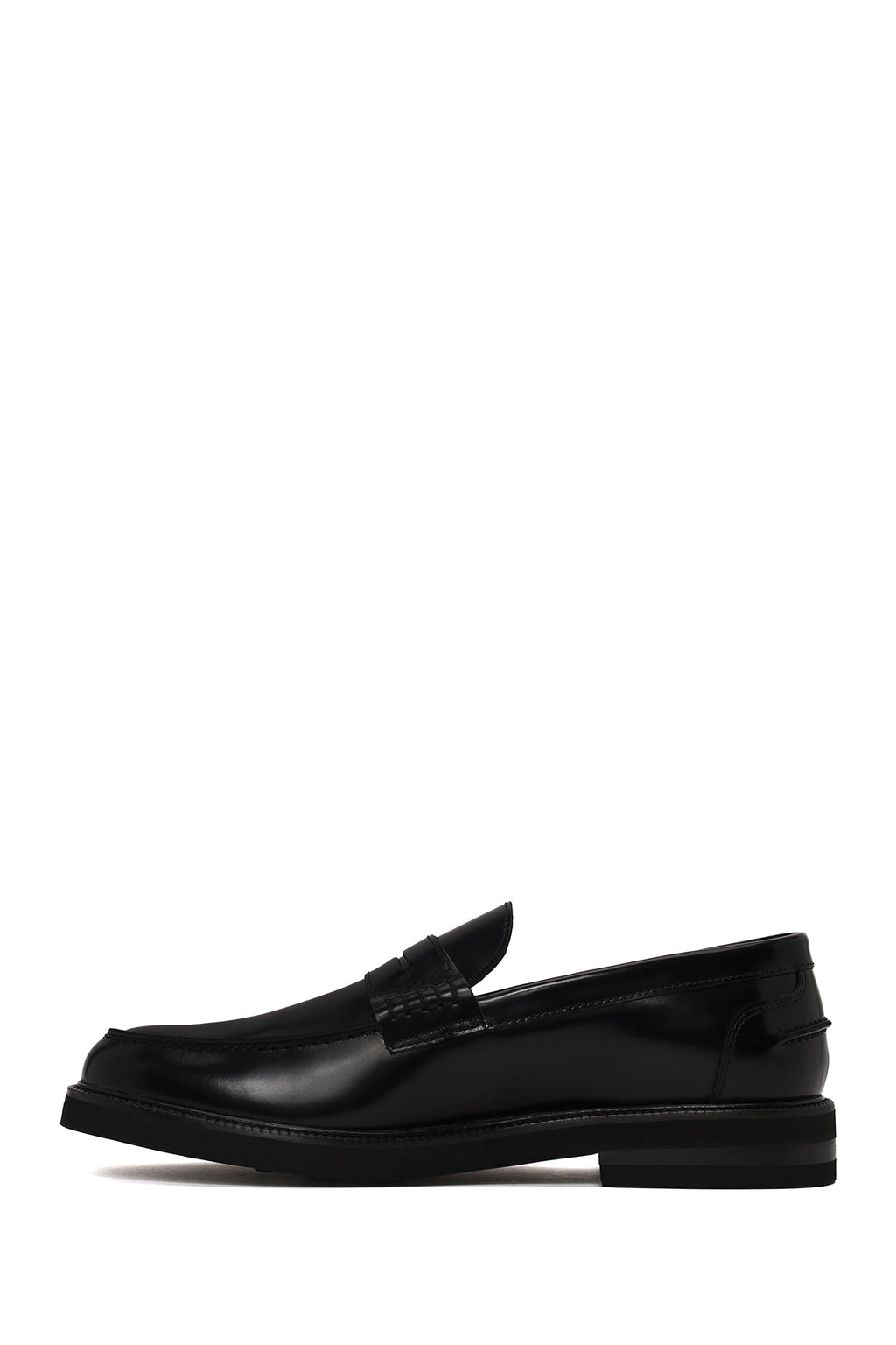 Erkek Siyah Deri Casual Loafer