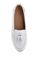 Kadın Deri Püskül Detaylı Loafer | Derimod Kadın Deri Püskül Detaylı Loafer | Derimod