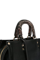 Women's Black Long Strap Shoulder Bag | Derimod Women's Black Long Strap Shoulder Bag | Derimod