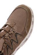 Erkek Bej Bağcıklı Kalın Tabanlı Deri Sneaker | Derimod Erkek Bej Bağcıklı Kalın Tabanlı Deri Sneaker | Derimod