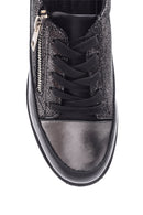 Kadın Fermuar Detaylı Deri Spor Ayakkabı | Derimod Kadın Fermuar Detaylı Deri Spor Ayakkabı | Derimod