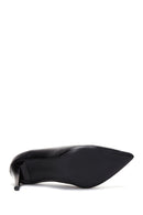 Women's Black Leather Stiletto | Derimod Women's Black Leather Stiletto | Derimod