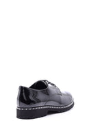 Women's Patent Leather Stone Detailed Shoes | Derimod Women's Patent Leather Stone Detailed Shoes | Derimod