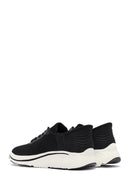 Derimod Zero Women's Black Lace-Up Thick Soled Sneaker | Derimod Derimod Zero Women's Black Lace-Up Thick Soled Sneaker | Derimod