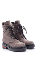 Women's Suede Leather Boots | Derimod Women's Suede Leather Boots | Derimod