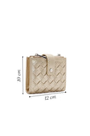 Kadın Sarı Metalik Cüzdan | Derimod Kadın Sarı Metalik Cüzdan | Derimod