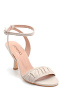Women's Leather Heeled Sandals | Derimod Women's Leather Heeled Sandals | Derimod