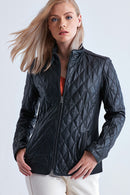 Vicky Kadın Deri Ceket | Derimod Vicky Kadın Deri Ceket | Derimod