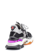 Kadın Renkli Yüksek Tabanlı Sneaker | Derimod Kadın Renkli Yüksek Tabanlı Sneaker | Derimod