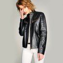 Flash Kadın Deri Ceket | Derimod Flash Kadın Deri Ceket | Derimod