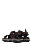 Skechers Men's Brown Tresmen - Ryer Fabric Sandals | Derimod Skechers Men's Brown Tresmen - Ryer Fabric Sandals | Derimod
