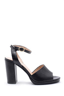 Women's Leather Thick Heeled Shoes | Derimod Women's Leather Thick Heeled Shoes | Derimod