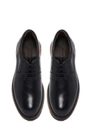 Male Black Lace-up Leather Casual Shoes | Derimod Male Black Lace-up Leather Casual Shoes | Derimod