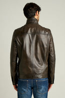 NICO MEN'S LEATHER JACKET | Derimod NICO MEN'S LEATHER JACKET | Derimod
