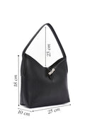 Women's Black Casual Shoulder Bag | Derimod Women's Black Casual Shoulder Bag | Derimod