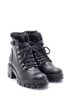 Women's Lace-Up Heeled Boots | Derimod Women's Lace-Up Heeled Boots | Derimod