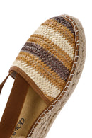 Women's Multicolored Thick-Soled Straw Espadrille Sandals | Derimod Women's Multicolored Thick-Soled Straw Espadrille Sandals | Derimod