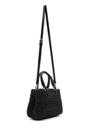 Kadın Siyah Uzun Askılı Kapitone Kol Çantası | Derimod Kadın Siyah Uzun Askılı Kapitone Kol Çantası | Derimod