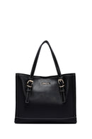 Woman Black Long Strap Shoulder Bag | Derimod Woman Black Long Strap Shoulder Bag | Derimod