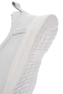 Erkek Beyaz Bağcıklı Deri Sneaker | Derimod Erkek Beyaz Bağcıklı Deri Sneaker | Derimod