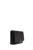 Women's Black Long Strap Shoulder Bag | Derimod Women's Black Long Strap Shoulder Bag | Derimod