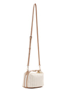Women's Cream Long Straw Mini Handbag | Derimod Women's Cream Long Straw Mini Handbag | Derimod
