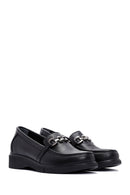 Kadın Siyah Deri Comfort Loafer | Derimod Kadın Siyah Deri Comfort Loafer | Derimod