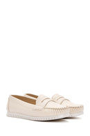 Kadın Bej Loafer | Derimod Kadın Bej Loafer | Derimod