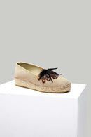 Kadın Hasır Detaylı Espadril Ayakkabı | Derimod Kadın Hasır Detaylı Espadril Ayakkabı | Derimod